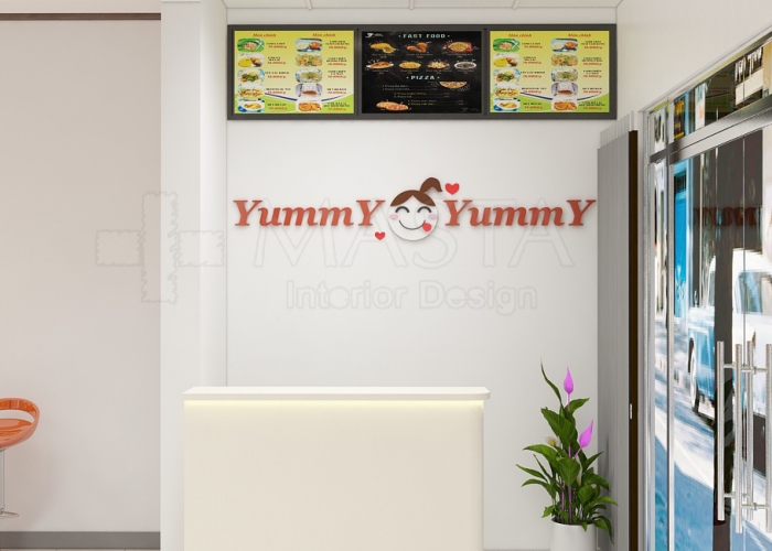 THIẾT KẾ CỬA HÀNG ĐỒ ĂN NHANH - CHỊ LIÊN